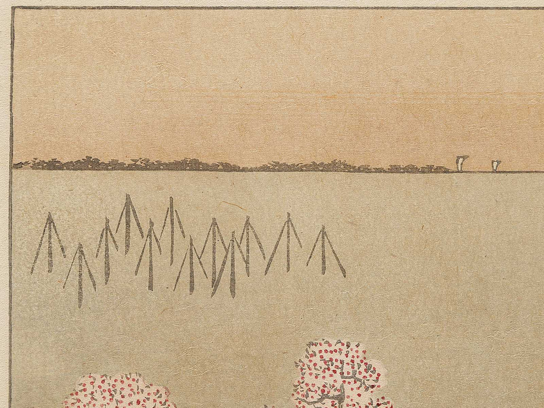 Gotenyama no hana zakari sononi from the series Ehon edo miyage by Utagawa Hiroshige, (Large print size) / BJ332-297