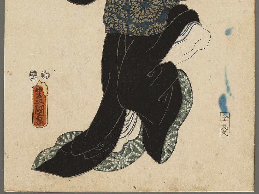 Ushiro men no kagami ishi ushiro by Utagawa Kunisada(Toyokuni III) / BJ325-675