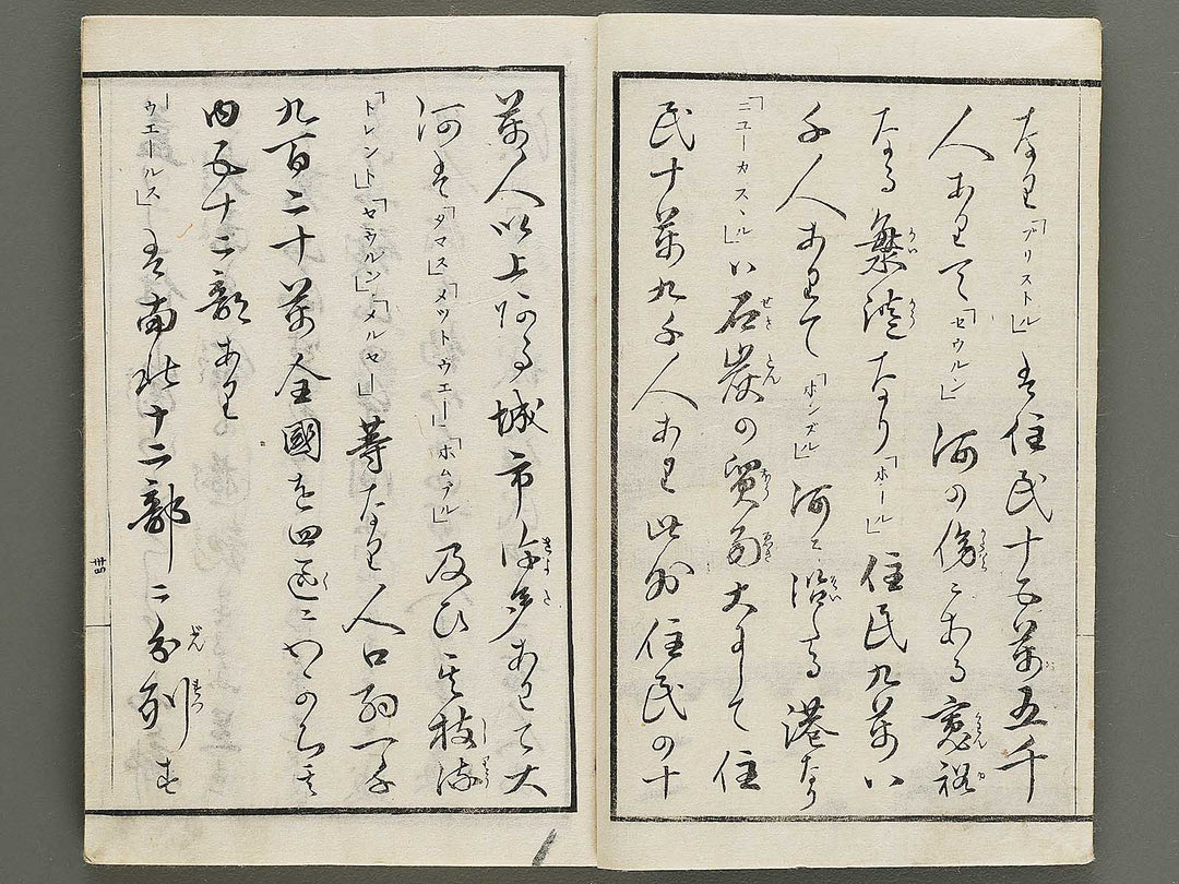 Soga Chigaku orai (yoroppashu no bu, ge) by Hashimoto Gyokuransai / BJ330-715