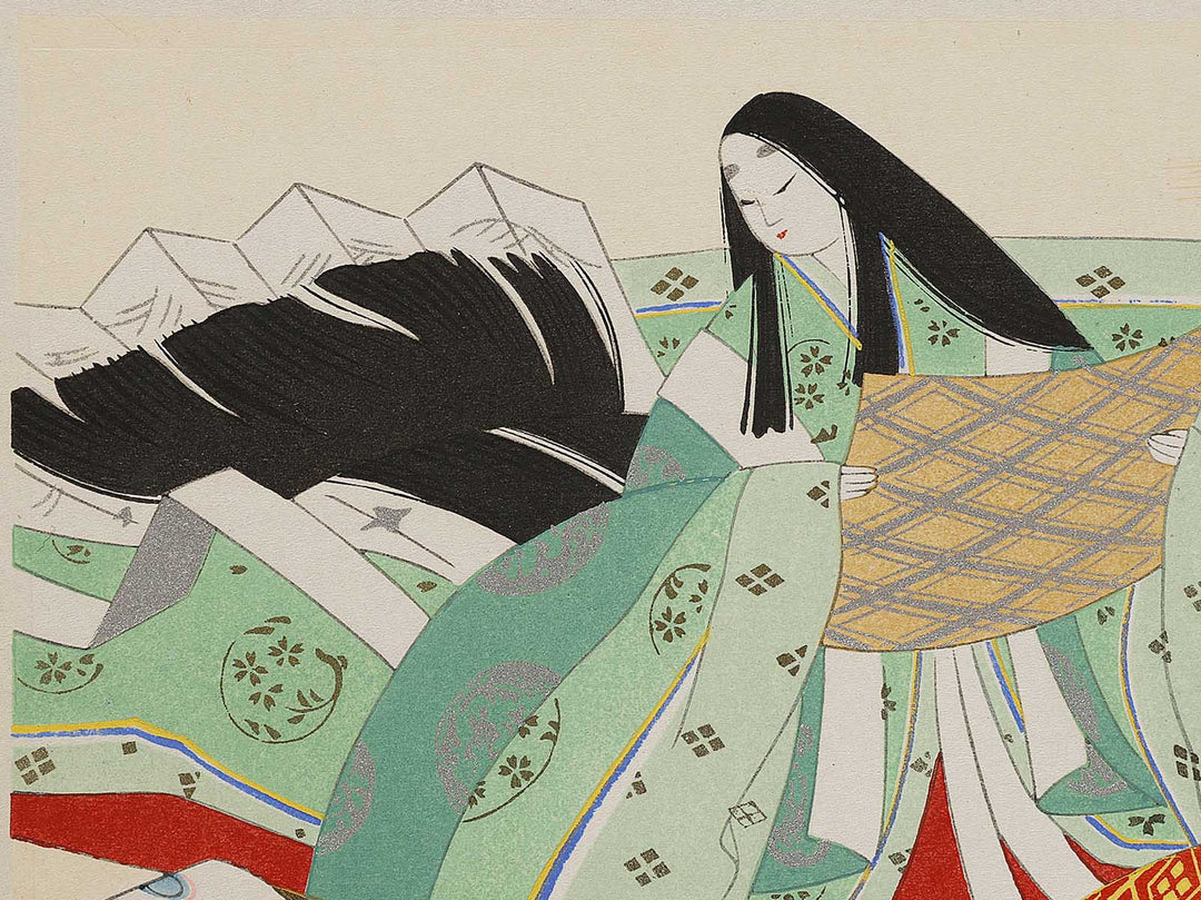 Picture Competition from the series The Tale of Genji by Ebina Masao, (Medium print size) / BJ329-098