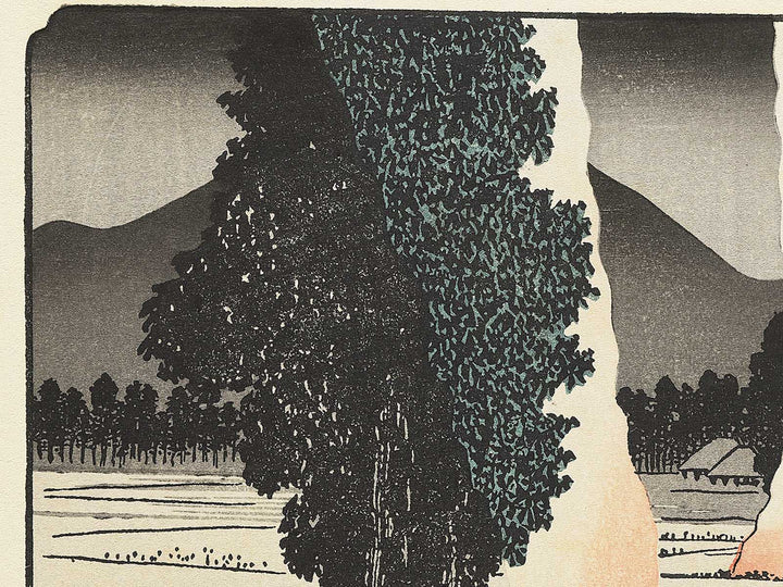 Karuizawa from the series The Sixty-nine Stations of the Kiso Kaido by Utagawa Hiroshige, (Medium print size) / BJ330-568
