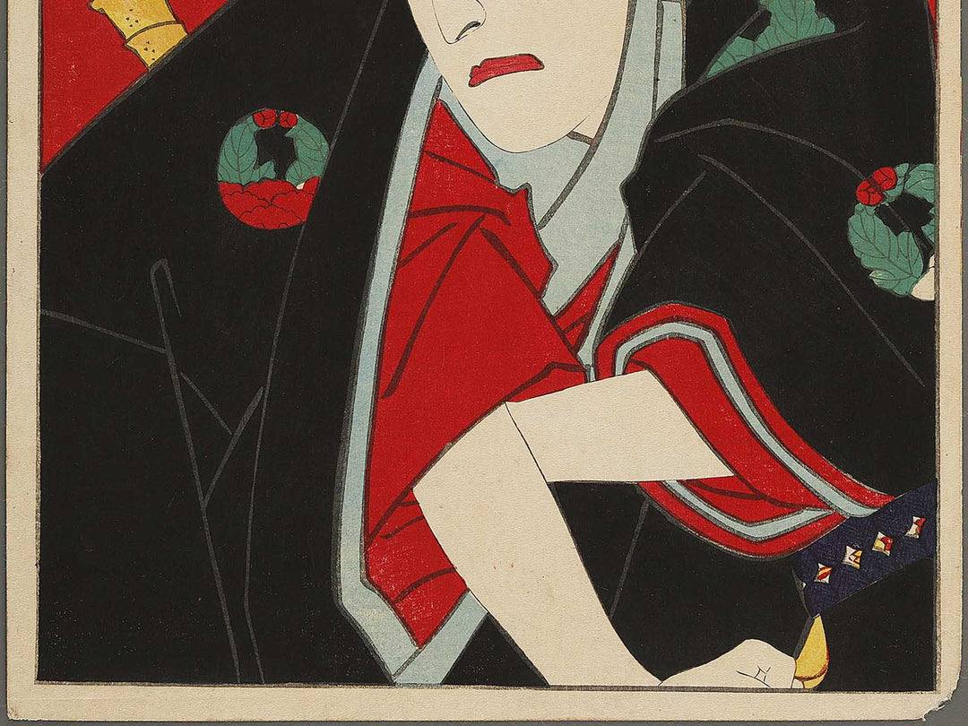 Hanakawado no Sukeroku Kawarasaki Sansho by Toyohara Kunichika / BJ339-843