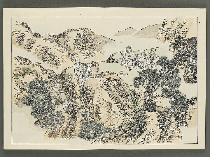 Nihon meiga kagami (Tokugawa jidai bu) by Yosa buson / BJ345-534
