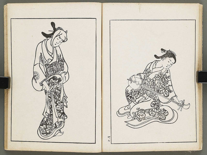 Nihon joso (Chu), Book 4 by Nishikawa Sukenobu / BJ325-633