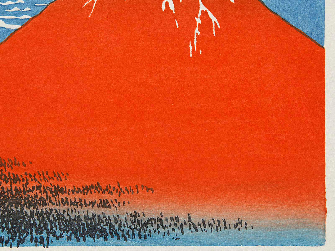 South Wind, Clear Sky from the series Thirty-six Views of Mount Fuji by Katsushika Hokusai, (Medium print size) / BJ288-477