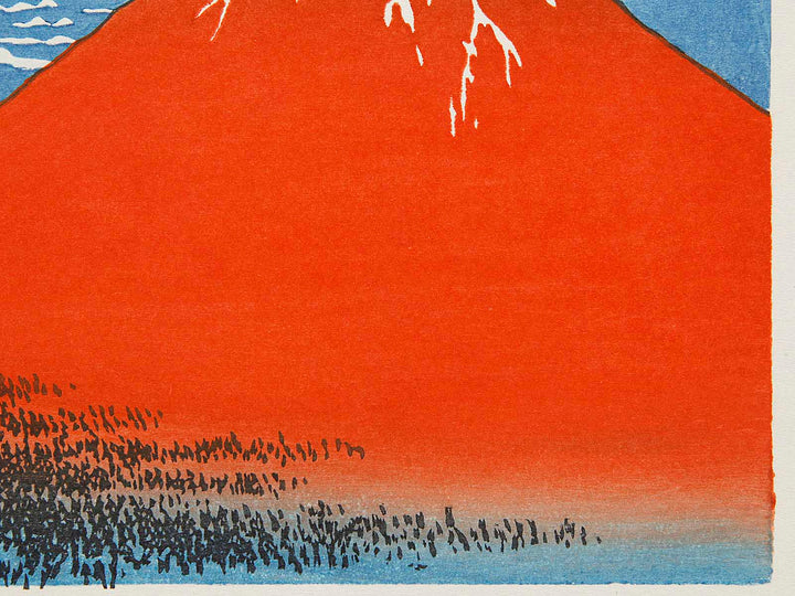 South Wind, Clear Sky from the series Thirty-six Views of Mount Fuji by Katsushika Hokusai, (Medium print size) / BJ288-477