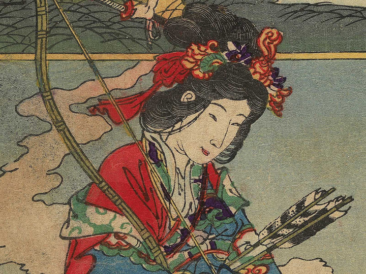 Minamoto no Yorimitsu from the series Azumanishiki chuya kurabe by Yoshu Chikanobu / BJ342-916