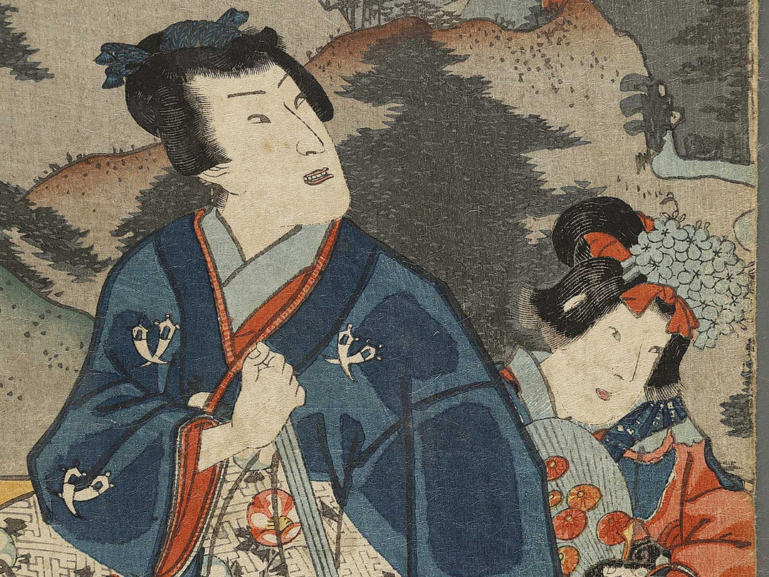 Genji besso no tsuki by Utagawa Kunisada(Toyokuni III) / BJ336-147