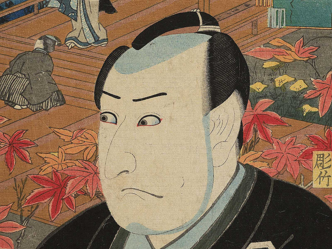 Dai juyon Miotsukushi from the series Edomurasaki gojuyonjo by Utagawa Kunisada(Toyokuni III) / BJ347-270