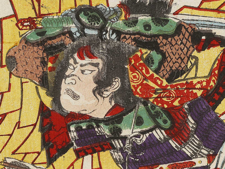 Menju Sosuke Ieteru from the series Heroes of the Great Peace by Ochiai Yoshiiku / BJ335-902