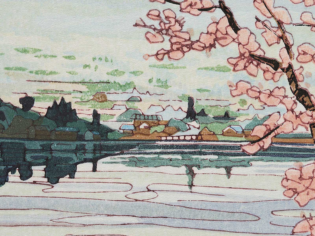 Kawaguchiko no fuji by Okada Koichi, (Large print size) / BJ318-920