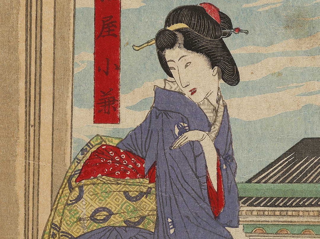 Shibaguchi isegen from the series Tokyo ryori sukoburu beppin by Tsukioka Yoshitoshi / BJ337-372