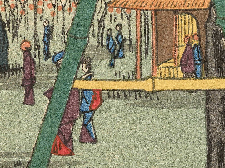Plum Garden, Kamata from the series One Hundred Famous Views of Edo by Utagawa Hiroshige, (Large print size) / BJ339-976