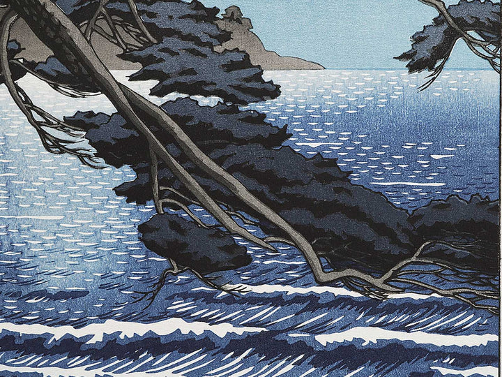 Tsukiyo no Enoshima by Kawase Hasui, (Large print size) / BJ321-111