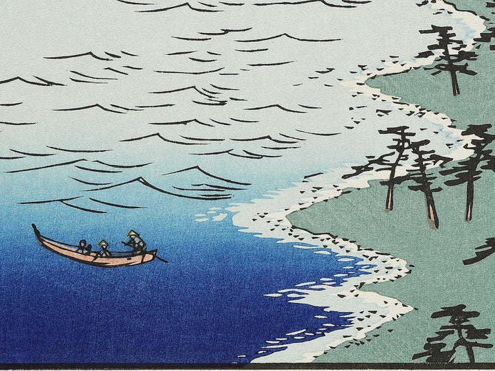 Ama no hashidate from the series Famous Views of the Sixty-odd Provinces by Utagawa Hiroshige, (Large print size) / BJ334-201