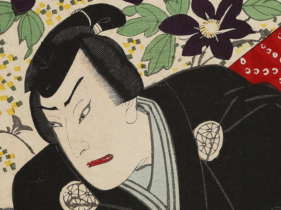 Sanshichiro nobutaka from the series Haiyu rakugo atari kurabe by Toyohara Kunichika / BJ339-885
