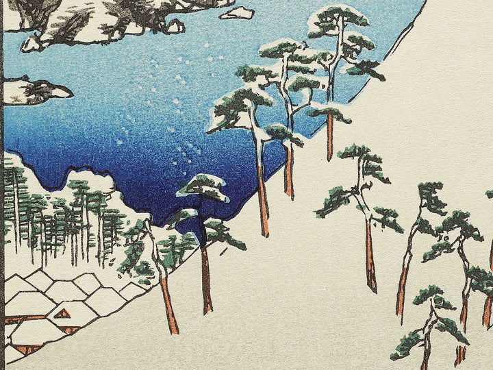 Shisa from the series Famous Views of the Sixty-odd Provinces by Utagawa Hiroshige, (Large print size) / BJ334-152