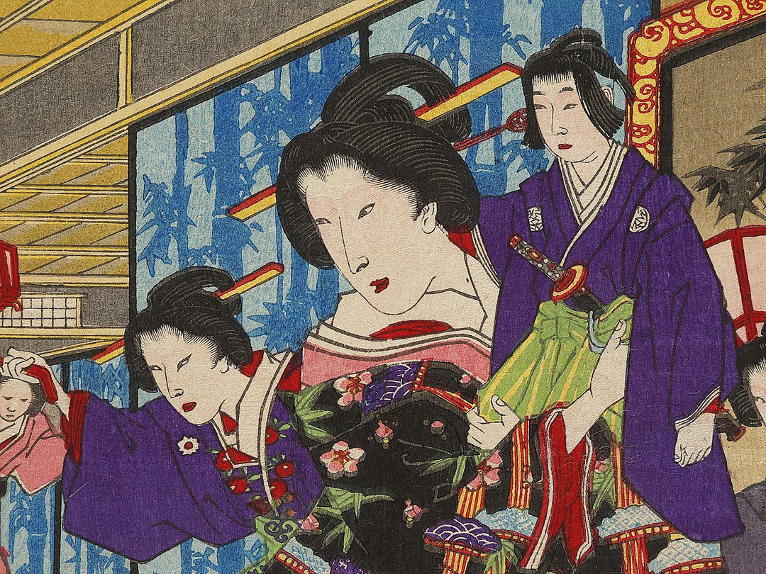 Date goten from the series Azumanishiki chuya kurabe by Yoshu Chikanobu / BJ318-045