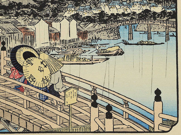 nihonbashi no hakuu from the series Toto meisho by Utagawa Hiroshige, (Medium print size) / BJ330-540
