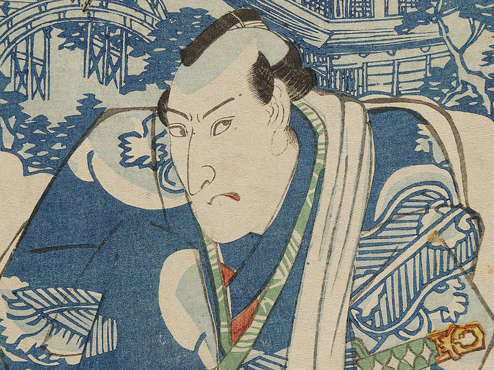 Bando Shucho from the series Edo no hana goninotoko by Utagawa Kuniyoshi / BJ322-294