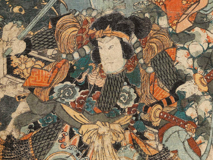 Hakkenden Shino Genpachi from the series Supplement to Seven Variations of the Iroha Syllabary by Utagawa Kunisada(Toyokuni III) / BJ339-668