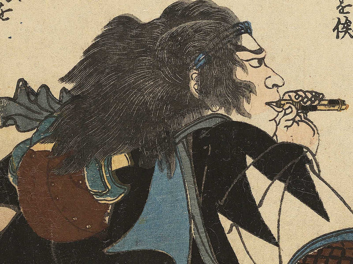 Yazama Jujiro Moto-oki from the series Stories of the True Loyalty of the Faithful Samurai by Utagawa Kuniyoshi / BJ352-828