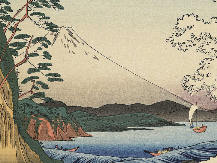 Suruga satta no kaijo from the series Thirty-six Views of Mount Fuji by Utagawa Hiroshige, (Large print size) / BJ343-504