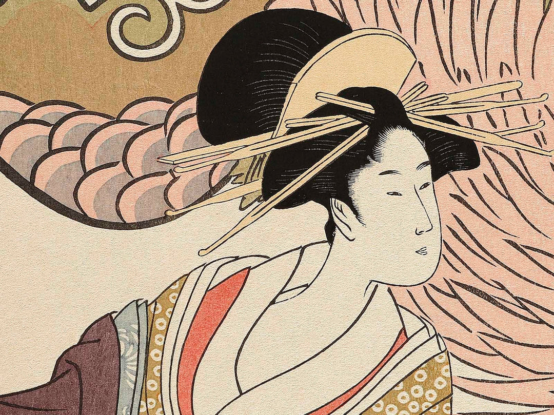 Wakamurasaki from the series Matsuba ro  by Kitagawa Utamaro, (Large print size) / BJ327-152