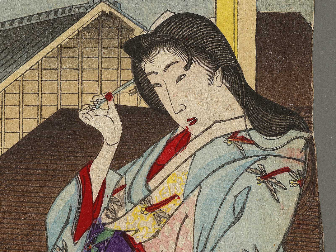 Okubo Hikozaemon from the series Azumae chuya kurabe by Yoshu Chikanobu / BJ341-033