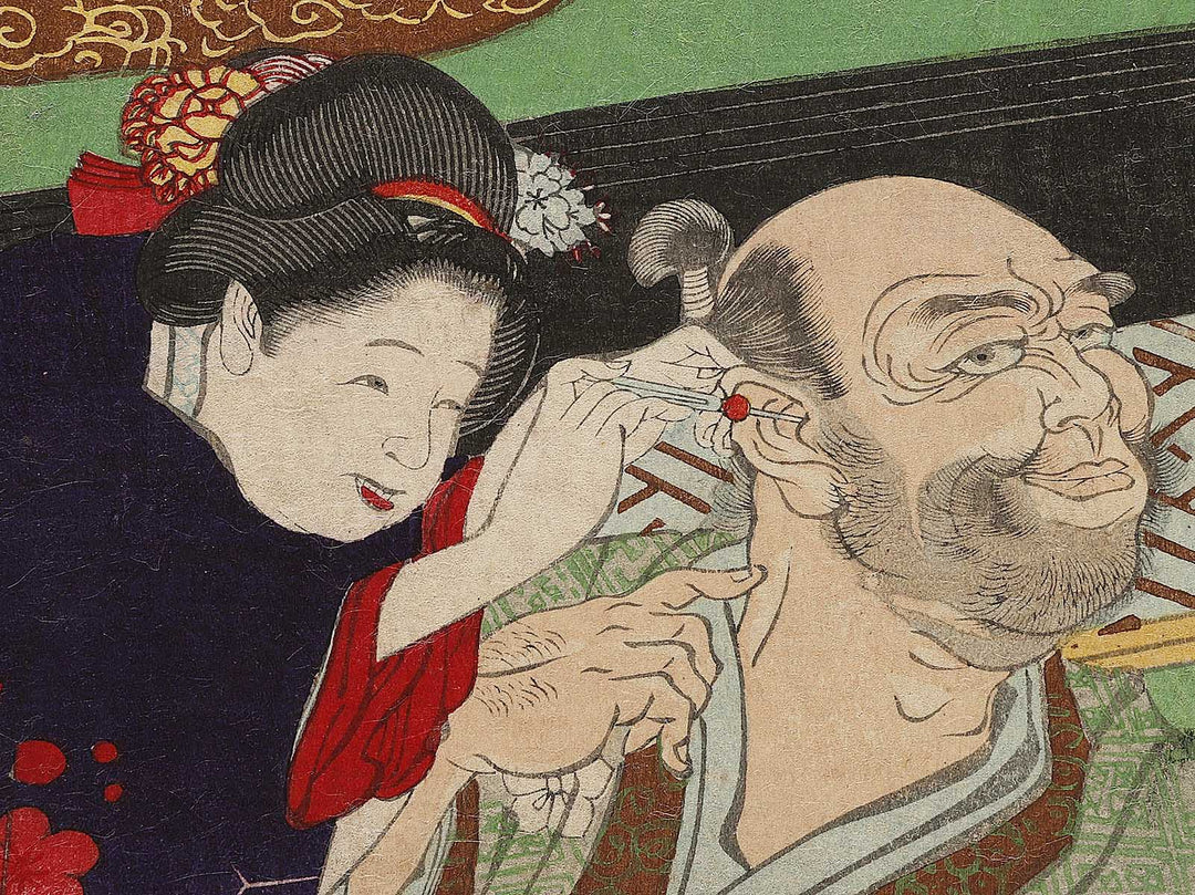 Kato Masakiyo from the series Kyujin yosai shuhitsu by Utagawa Kuniteru   / BJ335-013