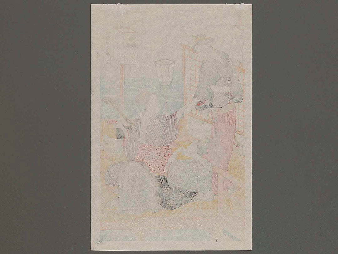 Shijo gawara yusuzumi no tei by Torii Kiyonaga, (Small print size) / BJ235-837