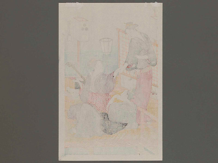Shijo gawara yusuzumi no tei by Torii Kiyonaga, (Small print size) / BJ235-837