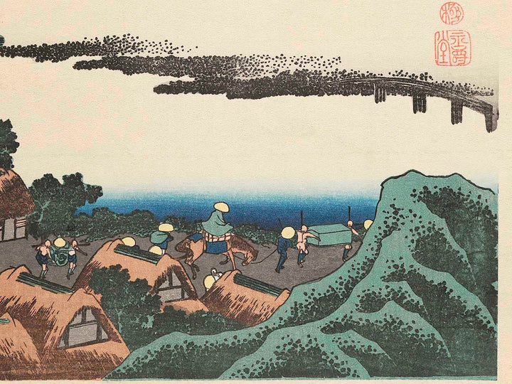 Dawn at Isawa in Kai Province from the series Thirty-six Views of Mount Fuji by Katsushika Hokusai, (Medium print size) / BJ282-849