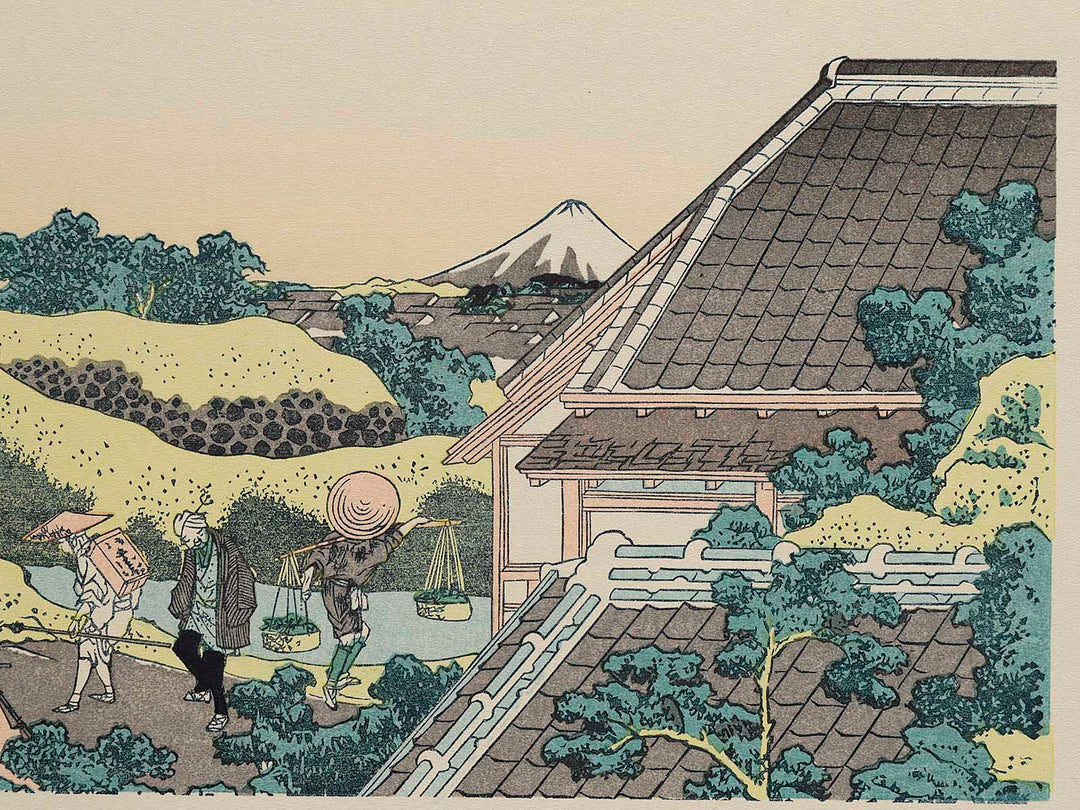 Surugadai in Edo from the series Thirty-six Views of Mount Fuji by Katsushika Hokusai, (Medium print size) / BJ283-535