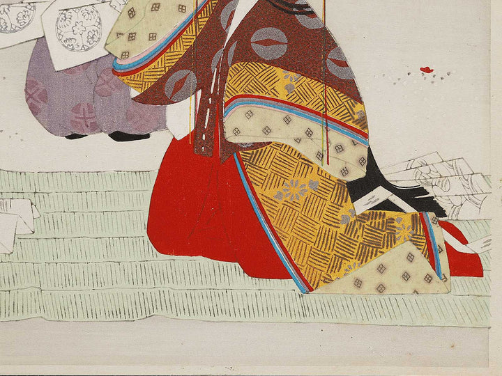 The Girls from the series The Tale of Genji by Ebina Masao, (Medium print size) / BJ329-210