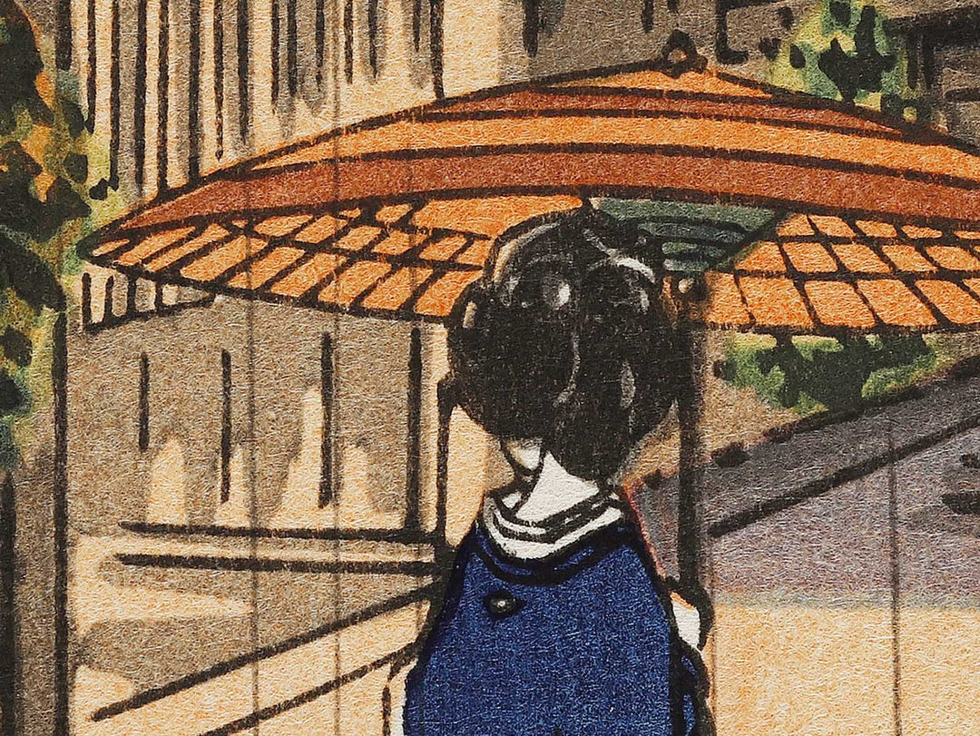 Ushigome Kagurazaka by Tsuchiya Koitsu, (Large print size) / BJ326-977