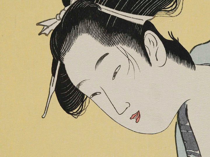 Yuagari bijin by Chokosai Eisho, (Large print size) / BJ253-155