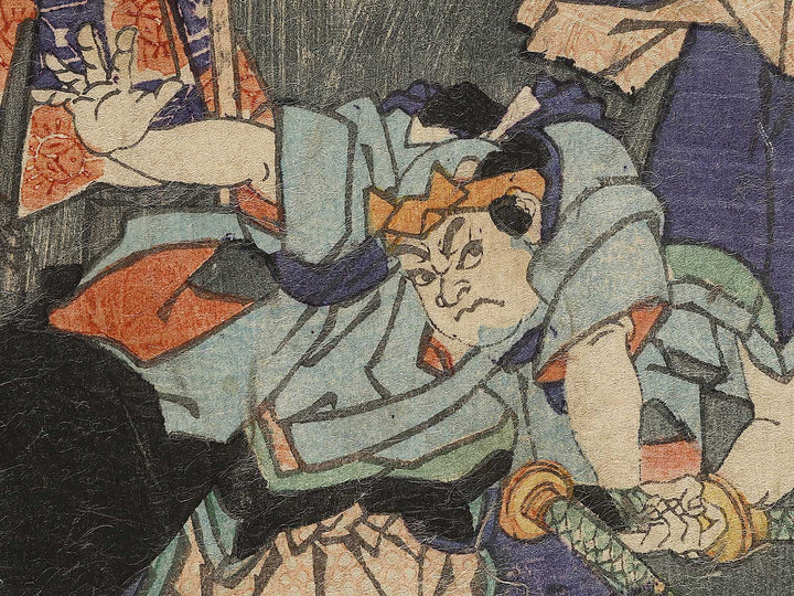 Sandanme from the series Kanadehon Chushingura by Utagawa Yoshifuji / BJ341-110