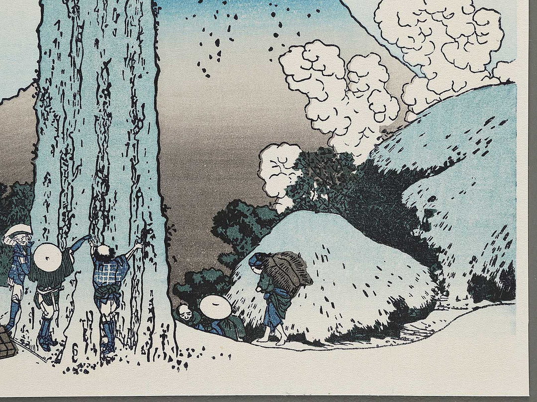 Mishima Pass in Kai Province from the series Thirty-six Views of Mount Fuji by Katsushika Hokusai, (Small print size) / BJ302-806