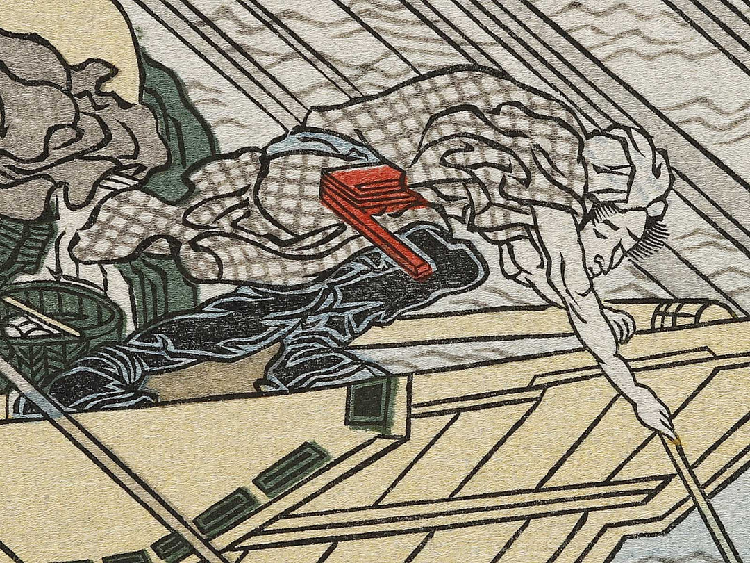 Sumida river in Musashi province from the series Shokoku meisho by Totoya Hokkei, (Medium print size) / BJ326-963