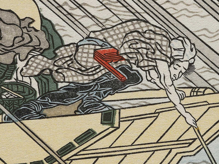 Sumida river in Musashi province from the series Shokoku meisho by Totoya Hokkei, (Medium print size) / BJ326-963