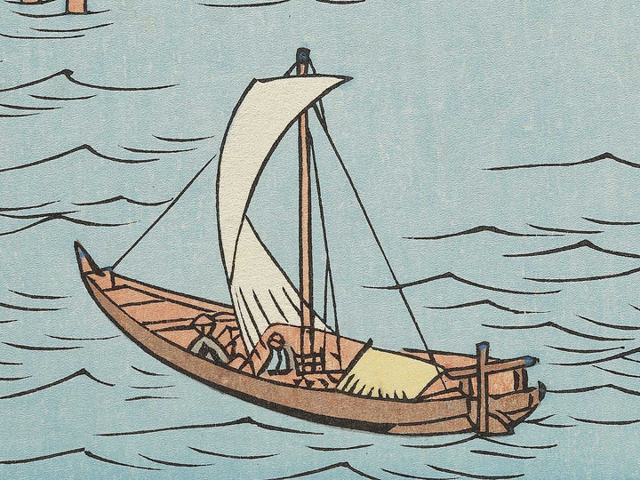 Daijingu Shrine in Kashima from the series Famous Views of the Sixty-odd Provinces by Utagawa Hiroshige, (Large print size) / BJ333-984