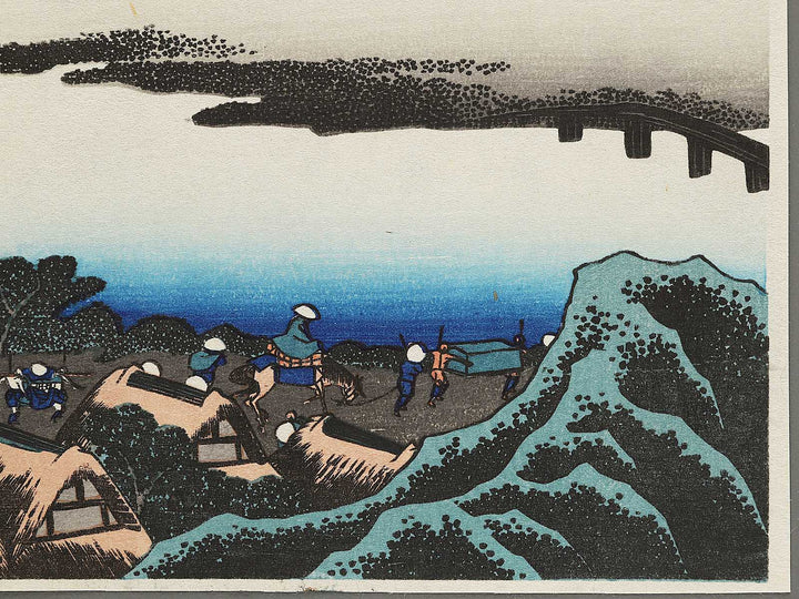 Dawn at Isawa in Kai Province from the series Thirty-six Views of Mount Fuji by Katsushika Hokusai, (Small print size) / BJ302-764