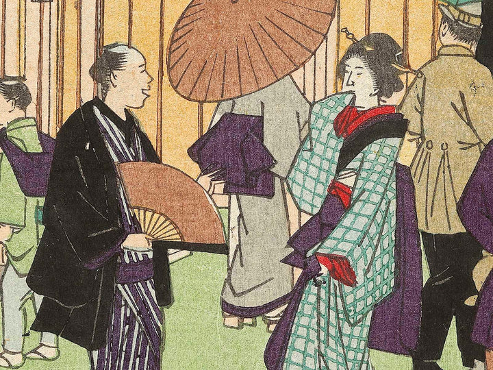 Suitengu from the series Tokyo meisho zue by Utagawa HIroshige III / BJ333-389