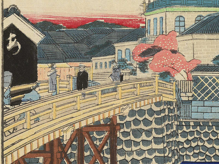 Yoroibashi from the series Tokyo kaika meikei kurabe by Baido Kunimasa / BJ347-956