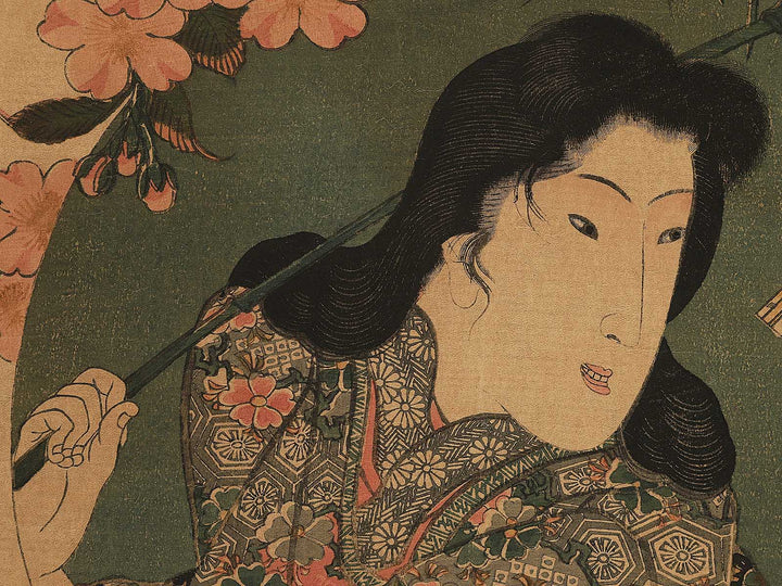 Hanjo gozen from the series Kenyu fujo kagami by Utagawa Kuniyoshi / BJ352-142
