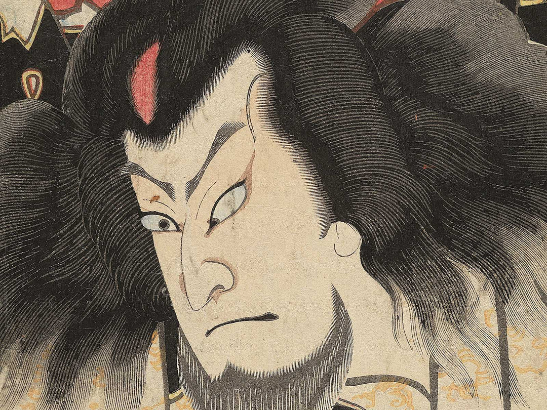 Funaro no ki Aku Shichibei Kagekiyo from the series Mitate gogyo no uchi by Toyohara Kunichika / BJ353-570