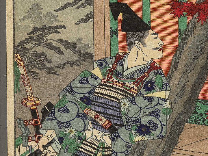 Koto no naishi from the series Azumanishiki chuya kurabe by Yoshu Chikanobu / BJ343-574