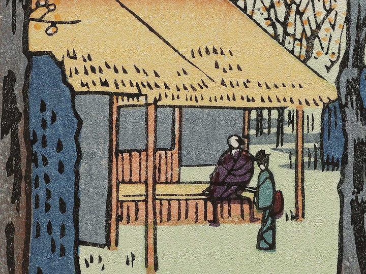 Plum Garden, Kamata from the series One Hundred Famous Views of Edo by Utagawa Hiroshige, (Large print size) / BJ337-190