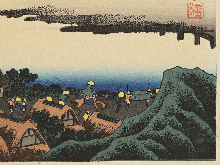 Dawn at Isawa in Kai Province from the series Thirty-six Views of Mount Fuji by Katsushika Hokusai, (Medium print size) / BJ297-822